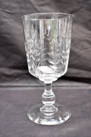 Authenticity can often be determined by a black light test. Antique Cut Crystal Glasses Set Of 9 For Sale At Pamono