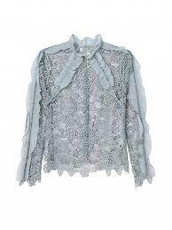 Must Have The Prettiest Lace Top Who What Wear Pretty Lace Tops Floral Lace Tops Blue Lace Top