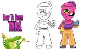 Gelin hep birlikte yakından inceleyelim. How To Draw Tara Brawl Stars Tara Youtube
