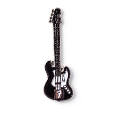 Bass Electric Guitar Fender Black Enamel Lapel Pin 7 95 Perfect Accessory For Jackets Hats And Bags Black Enamel Enamel Pins Enamel Lapel Pin