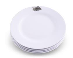 $44.99 arthur court rare dragonfly art nouveau serving tray platter plate aluminum 2005. Arthur Court 4 Piece Pewter Oak Leaf On Heavyweight And Durable Melamine Plate For Indoors Outdoors Use Party And Everyday Use Outdoor Garden Tableware Dinnerware 10 Inch Diameter Arthur Court Designs