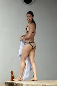 Kamille the camel never saw this coming. Michelle Rodriguez In Bikini Hawtcelebs