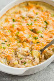 How to make this slow cooker ham and potato casserole. Twice Baked Potato Casserole With Ham Video The Recipe Rebel