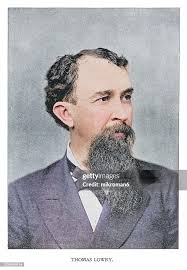 Portrait Of Thomas Lowry An American Lawyer Realestate Magnate And  Businessman High-Res Stock Photo