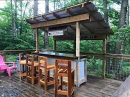 Outdoor entertainment center serving bar. 25 Smart Outdoor Bar Ideas