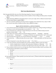 Donovan looks forward to discussing your hair loss with you soon. Hair Loss Questionnaire