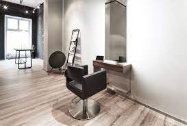 A Minimalist Hair Salon In Dusseldorf Interior Design Salon Interior Design Barbershop Design