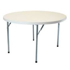 Advantage 4 Ft Round White Plastic Folding Table Adv48r White Seats 6 Adults With Images Folding Table Round Folding Table Table