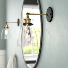 1 Light Dimmable Armed Sconce Bathroom Sconces Sconces Bathroom Wall Sconces