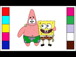 Pintar Desenho do Bob Esponja em Portugues