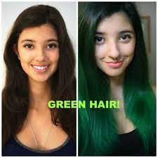 Dyed My Hair Green Green Hair Splat Hair Dye Dye My Hair