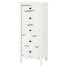 Hemnes 5 Drawer Chest White Stain Ikea Hemnes Tall Narrow Dresser White Chests