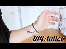 Then, press a wet washcloth over the tattoo until it is thoroughly damp, and hold it there for 30 seconds or so. Diy Temporary Tattoo Waterproof Youtube