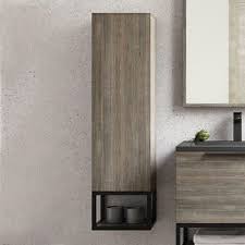 Bathroom vanity units take up no more space that a normal sink but include a cabinet underneath. Bathroom Wall Cabinets Wall Mounted Bathroom Cabinets Drench
