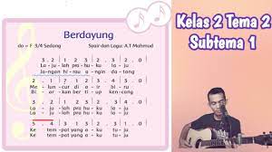 Lagu Berdayung Kelas 2 Tema 2 Subtema 1 Ciptaan A T Mahmud Youtube