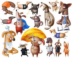 Digital Dogs Clipart Bundle Funny Animals Nursery Instant Download Digital Print Dogs Illustrations Digital Clip Art Commercial Use In 2021 Dog Illustration Puppy Clipart Dog Clip Art