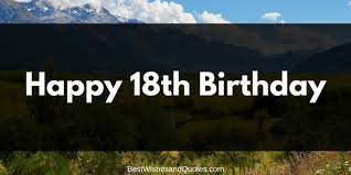 We did not find results for: Parents Wish A Happy 18th Birthday To Their Children