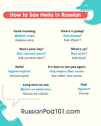 If you want to know how to say one in russian, you will find the translation here. How To Say Hello In Russian Guide To Russian Greetings
