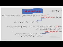 اللغة العربية الصف الثامن اعراب الاعداد المركبة Youtube