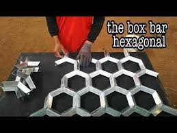 Cara Membuat Hexagonal Dari Besi Hollow Kreasi Hexagonal Besi Hollow Youtube Welded Metal Projects Metal Bending Tools Welding Projects