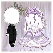 Saif 333 V Instagram First Design In Gacha Club Wedding Costume اول تصميم لقاشا كلوب ازياء الاع Roupas De Personagens Roupas De Anime Designers De Moda