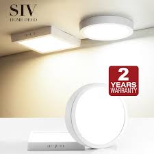 Find ceiling lighting at wayfair. Siv 5w 7w 12w Surface Mounted Led Panel Light Downlight Ceiling Lights For Kitchen Bathroom Shopee Philippines