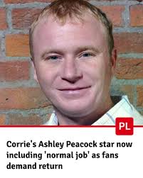 Ashley Peacock was a Weatherfield regular for 15 years before the butcher  was killed off during Coronation Street's 50th anniversary special