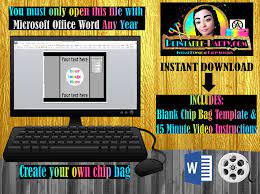 You can use it for custom chip bags, chocolates wrappers, water bottles labels, etc. Blank Chip Bag Template How To Create A Chip Bag Des Printable Party Com