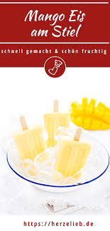 Mango Eis Am Stiel Mit Joghurt Und Kardamom Recipe In 2020 Food Cheese Dairy