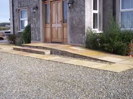 Large Paver Stone Entry Ramp Wheelchair Ramp Design Ramp Design Ramp Stairs