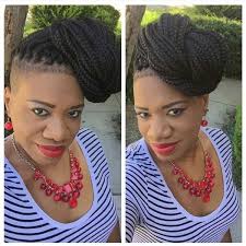 Pin up hairstyles exude a feminine charm and mystique that's hard to match. Box Braids Pin Up Hairstyles Easy Braid Haristyles
