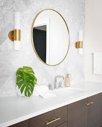 Penz Medium Cylindrical Sconce Round Mirror Bathroom Bathroom Inspiration Minimalist Bathroom Inspiration