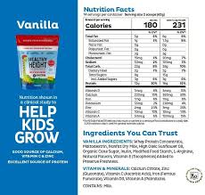 Shake Mix Bags 14 Servings Healthy Nutrition Diet Nutrition Protein Powder For Kids