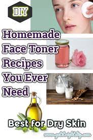 Homemade Face Toner Recipes You Ever Need Work Wonder For Dry Skin In 2020 Toner For Face Homemade Face Toner Best Face Products
