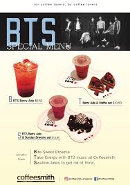 Paket bts meal terdiri dari 9 pcs chicken mc nugget, french fries, cola. Bts Sg On Twitter Cafe Waiting Love Our Bts 5th Anniversary Cup Sleeve Event Is Happening Tomorrow Simply Grab A Drink At Coffeesmith From 13 June Check Out The