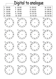 These time worksheets will make a yearly calendar for any year you enter between the range of the years 1800 and. Digital To Analogue Times Worksheet Teaching Resources