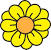 Transparent Yellow Flower Clipart Png