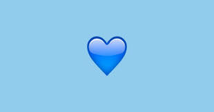 Blue Heart Emoji Blue Heart Emoji Emoji Wallpaper Blue Heart Emoji Meaning
