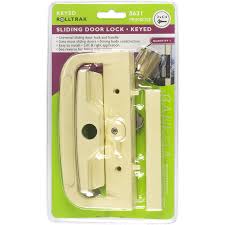 Display cabinet sliding glass door lock. Rolltrak Sliding Door Handle External Lock With Key Bunnings Warehouse