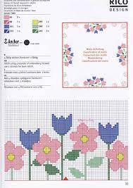 Anlatimli Etamin Ornekleri Semali Masa Ortusu Modelleri Masa Ortusu Islemeleri Cross Stitch Flowers Cross Stitch Tree Cross Stitch Designs