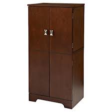 Over door jewelry armoire over the door jewelry with mirror double. Victoria Two Door Classic Wood Jewelry Armoire With Side Compartments Zen Merchandiser