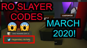 Roblox ro slayers codes ro slayers codes can give items, pets, gems, coins and more. All Codes Of Ro Slayer Legendary Nichirin Yen Spins March 2020 Youtube