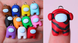 Turning Youtubers Into Miniature Among Us Crewmates Diy Polymer Clay Tutorial Watch Me Craft Youtube In 2020 Polymer Clay Tutorial Clay Tutorials Crafts