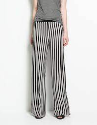 Whatever you're shopping for, we've got it. Palazzo Trousers Trousers Zara Black White Striped Pants Beetlejuice Style I Likey Hot Pants