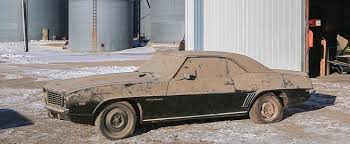 Grille assembly, center grille chrome molding, lh and rh headlight capsule assemblies, dse electric headlight motor kit, inner headlight door chromes and outer headlight door covers. 1969 Chevrolet Camaro Rs 4 Speed Is A Barn Find With A Vinyl Top Surprise Autoevolution