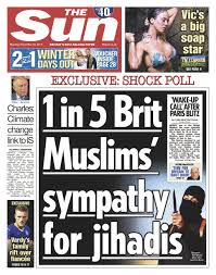 Image result for the sun muslim headline