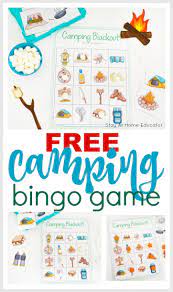 Printables may be for toddlers or preschoolers through first or second grade; An Engaging Camping Game To Help Kids With Vocabulary Camping Theme Preschool Preschool Games Summer Preschool Themes