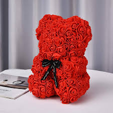 Check spelling or type a new query. Red Bear Rose Valentines Day Gift Rose Bear Teddy 10 Inch Teddy Flower Bear Over 250 Artificial Flowers Anniversary Christmas Bridal Showers Red Rose Bear Gift Box By