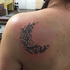 Love You To The Moon And Back Motherdaughtertattoos Tattoos For Daughters Tattoo For Son To The Moon And Back Tattoo