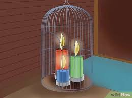 A fire pit with a wide burning area like this one needs to be used in a clear, open space. 3 Simple Ways To Decorate A Bird Cage Wikihow